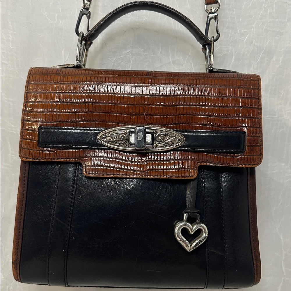 Brighton Brown and Black Vintage Handbag